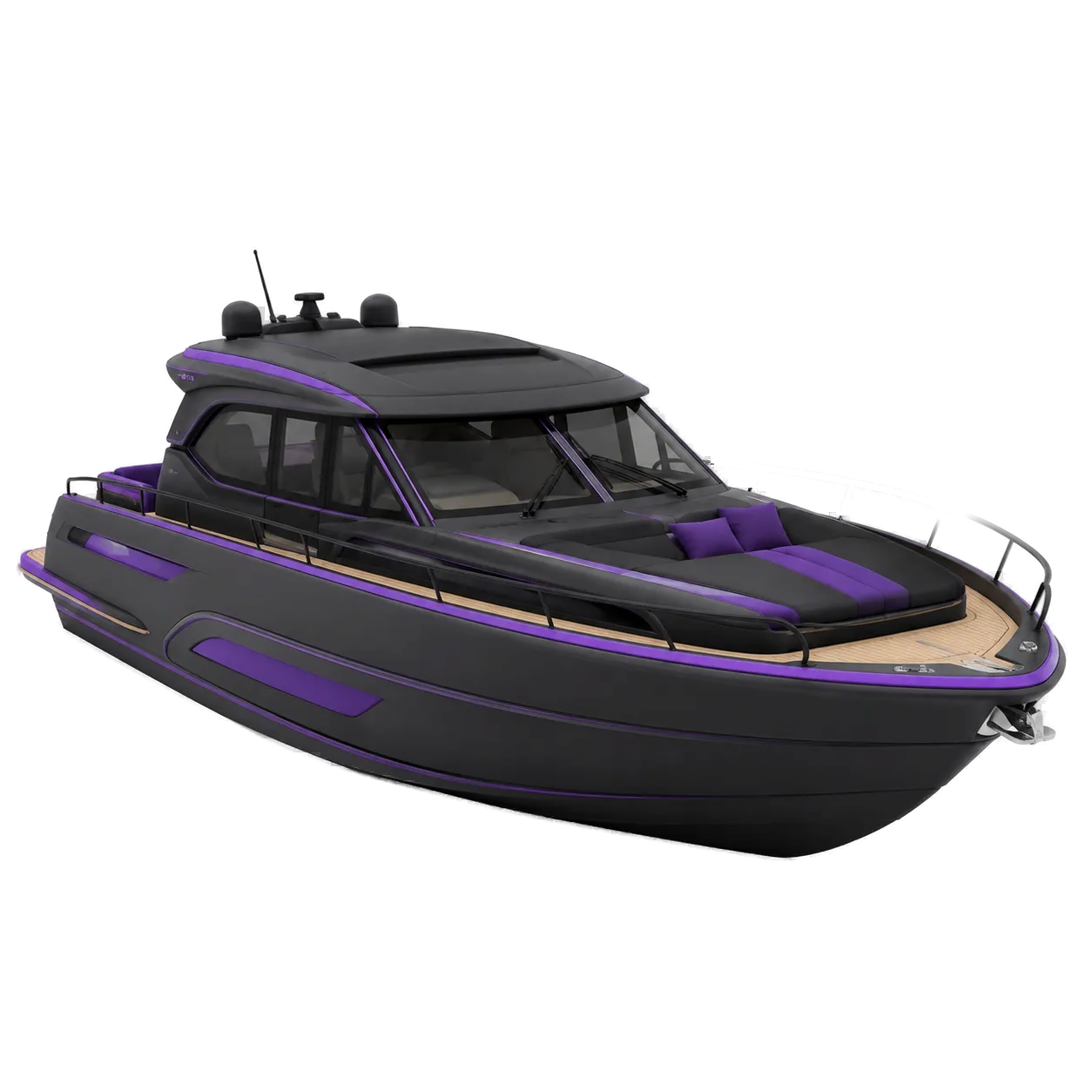 Cabin cruiser boat