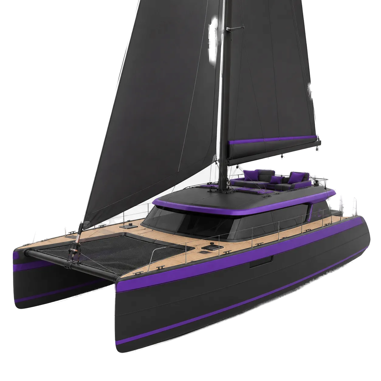 Sailing catamaran