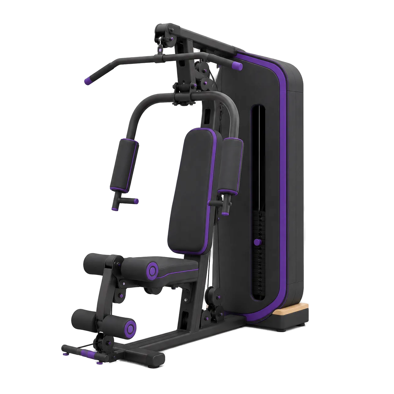Multi-station home gym machine