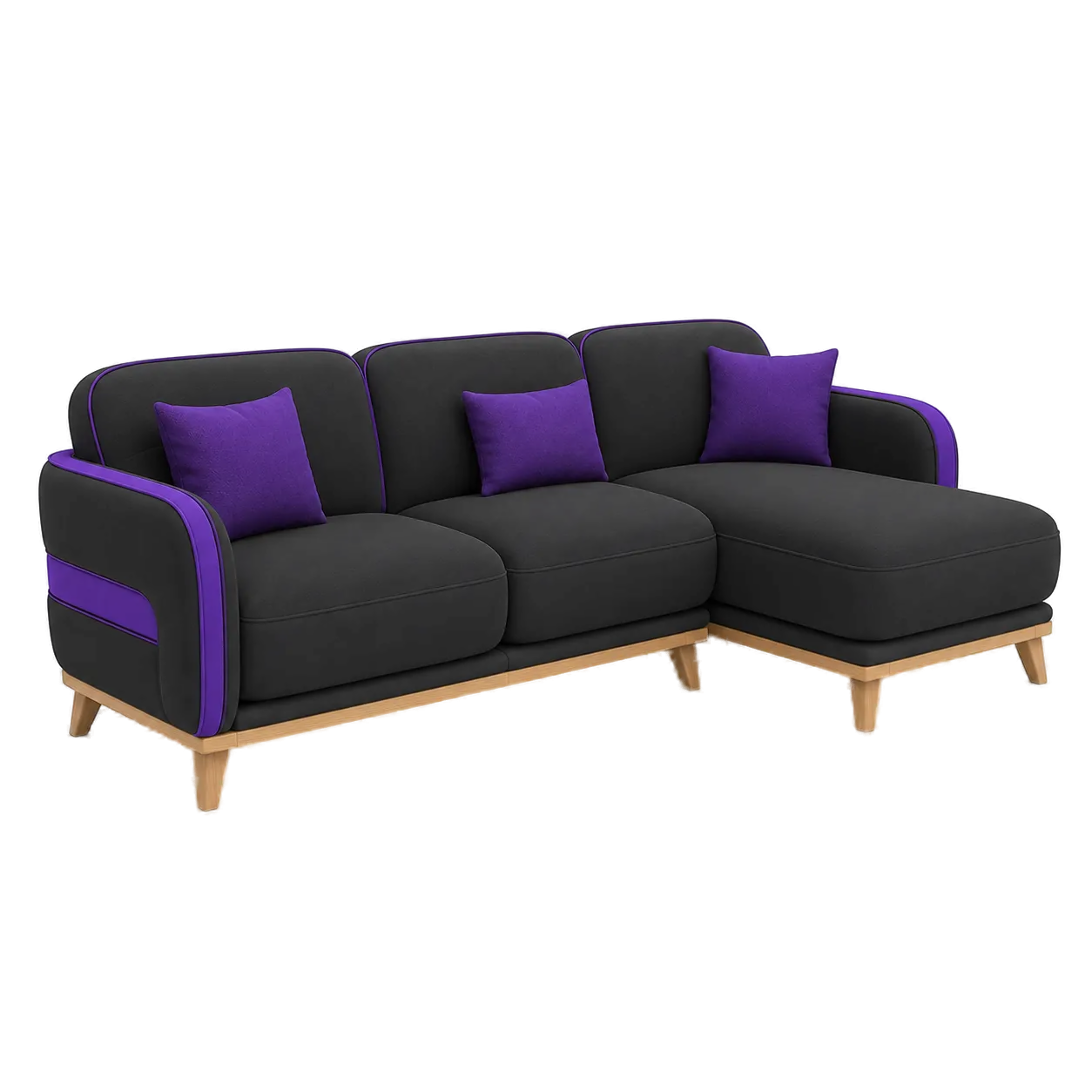 L-shaped sectional sofa