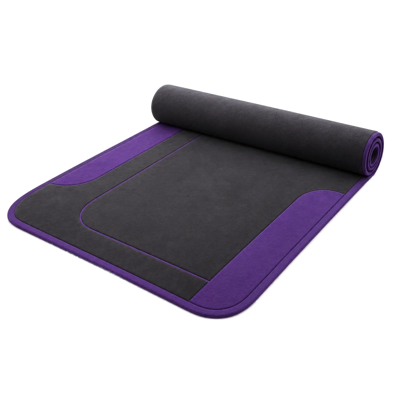 Rolled area rug