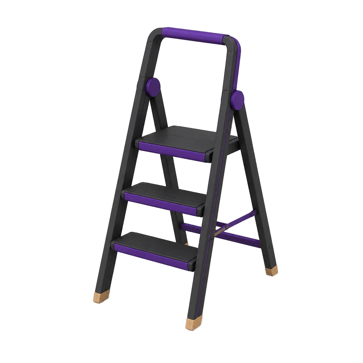 Folding step ladder