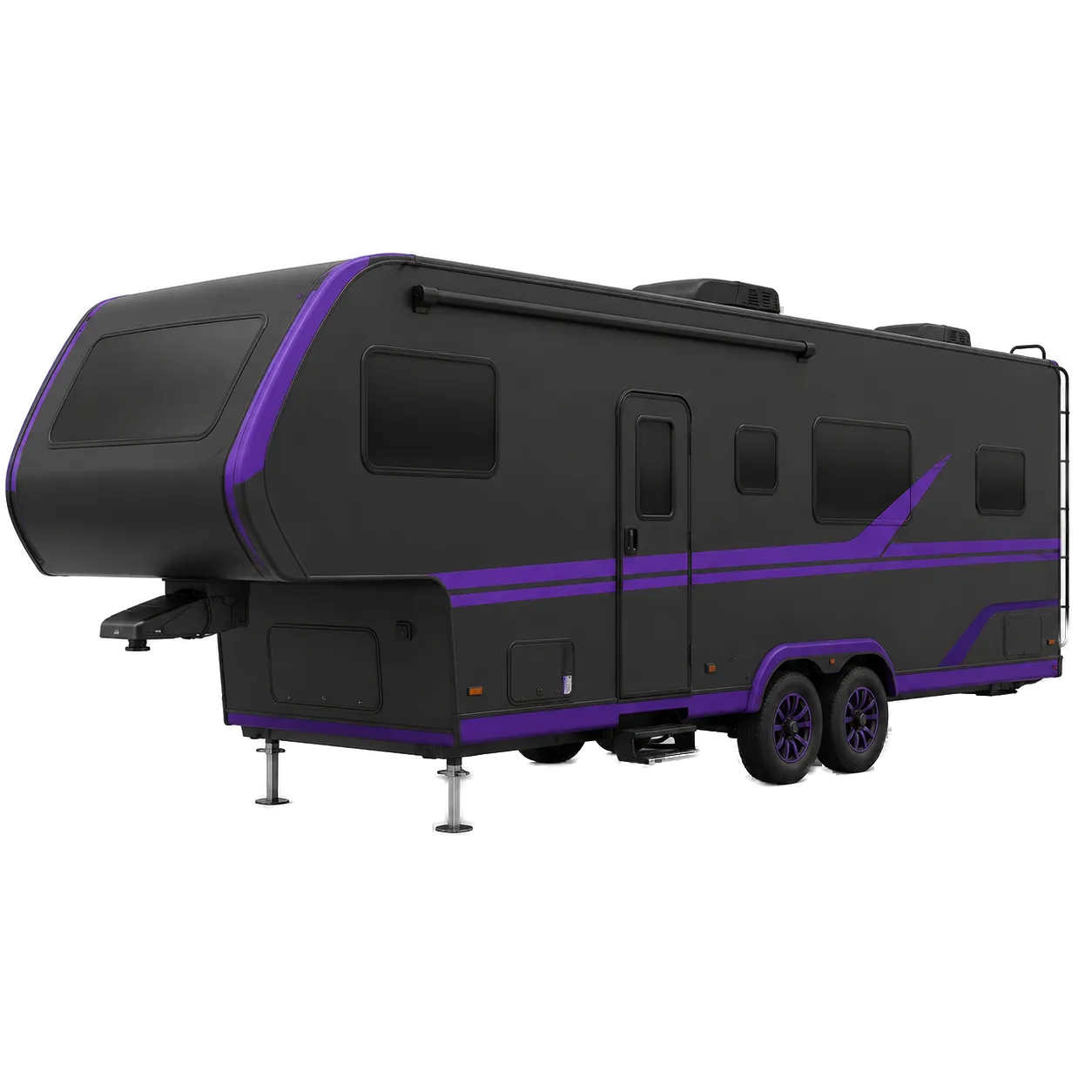 Fifth-wheel camper