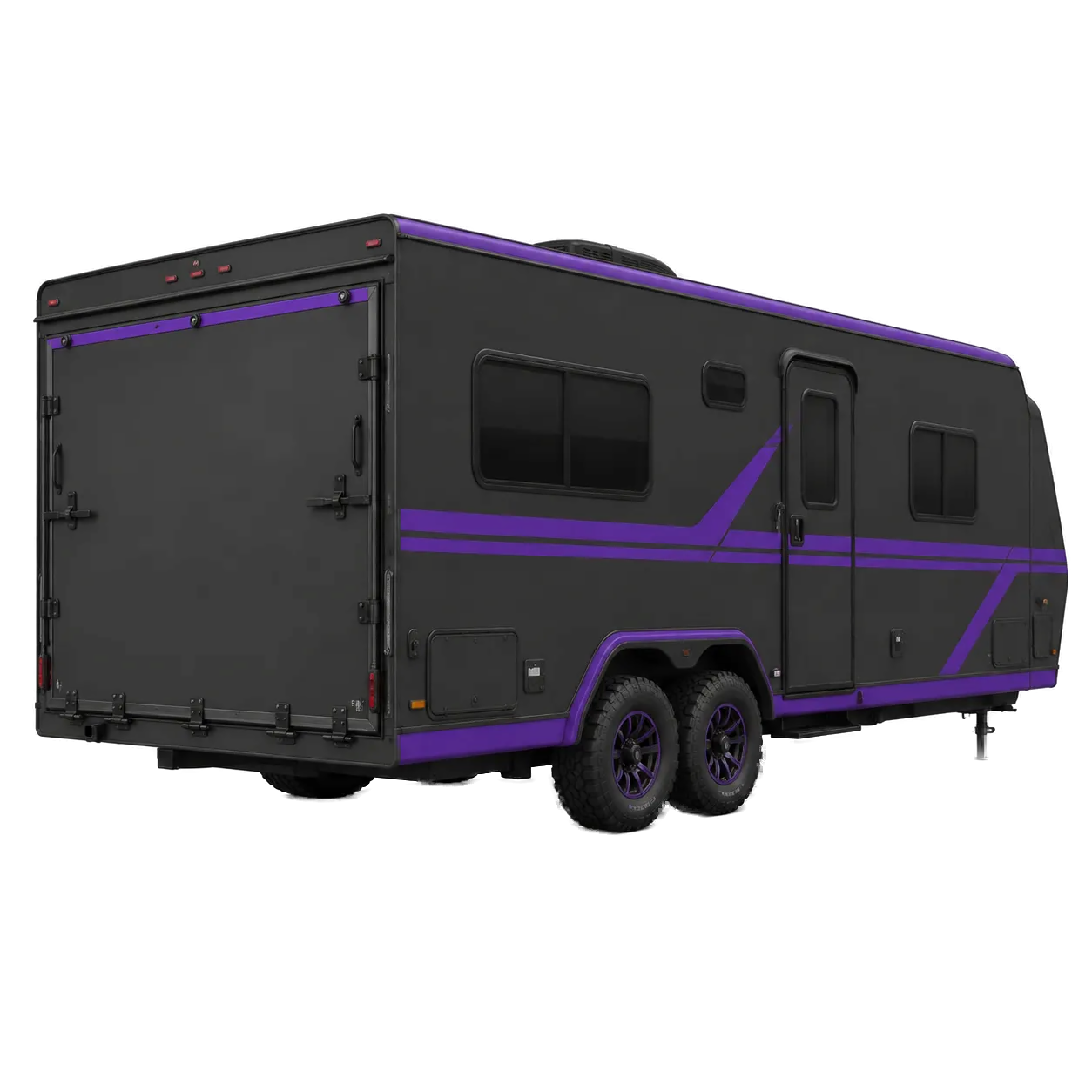 Toy hauler travel trailer