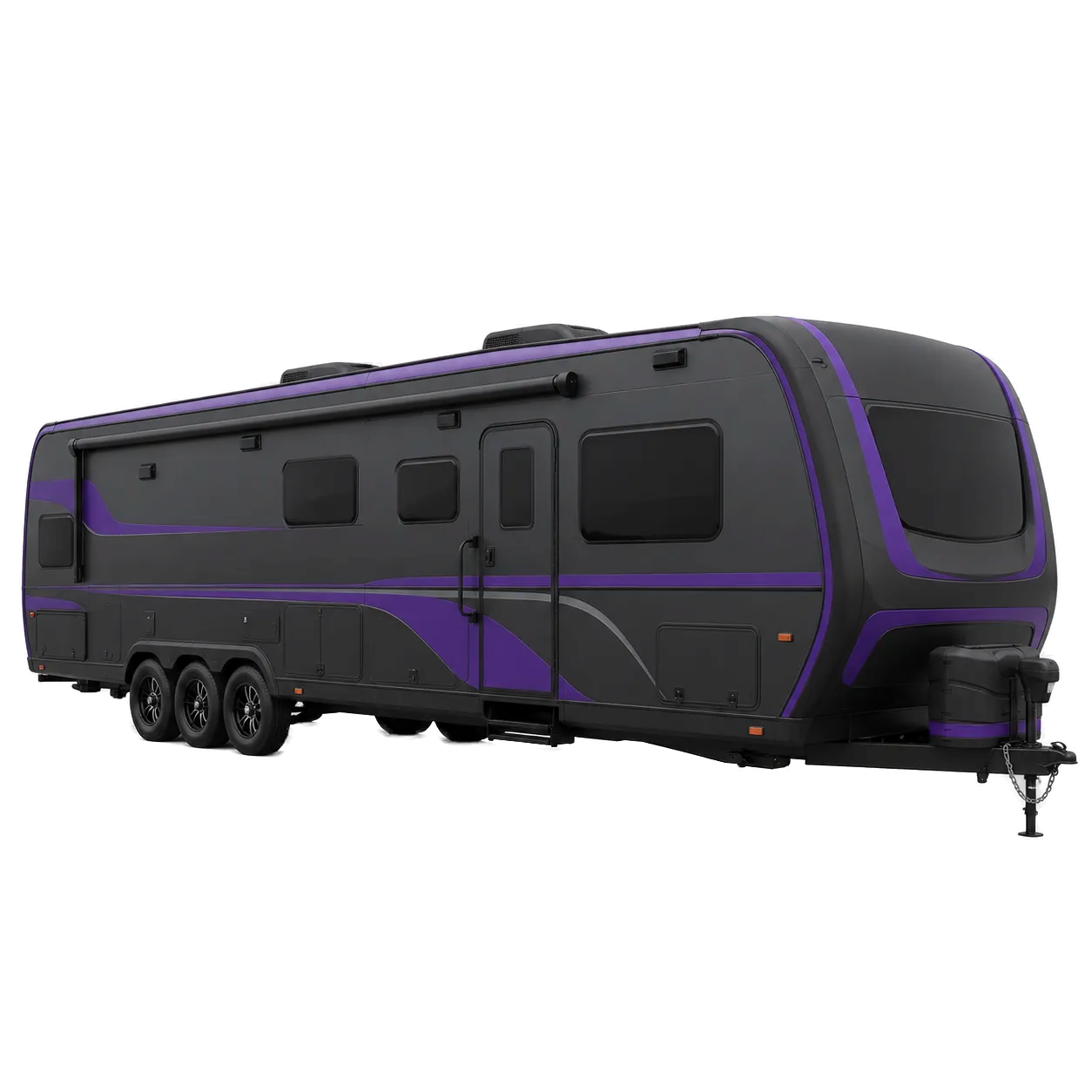 Large travel trailer